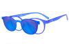 Unisex reading glasses with magnetic polarized clipon COLORS : C3