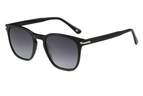 HALL Trendy polarized sunglasses square designer for men 100% hand made acetate