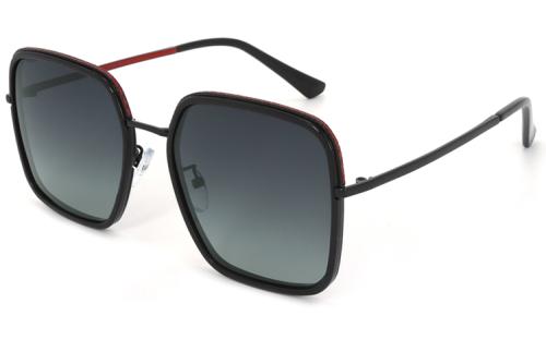 Designer polarized sunglasses square oversize for woman