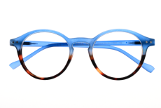 Trendy reading glasses #D 2 tone color